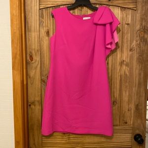 Eliza J Fuschia Shift Dress Size 10